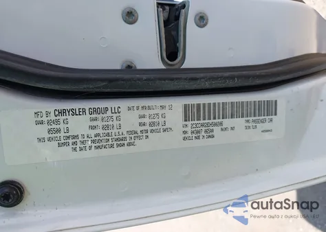 2013 Chrysler 300 Motown z USA, uszkodzony, nr VIN 2C3CCARG9DH500206